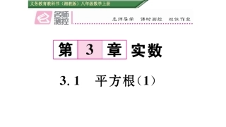 平方根.1---平方根(1)