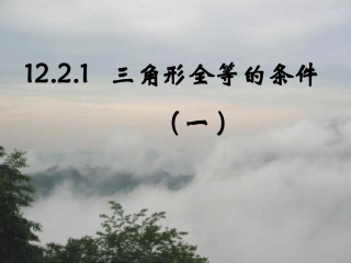 12.2.1全等三角形的判定(边边边)).2.1三角形全等判定SSS