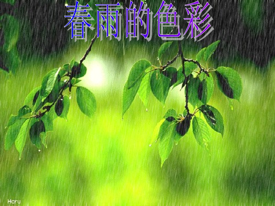 春雨的色彩 (3)_第1页