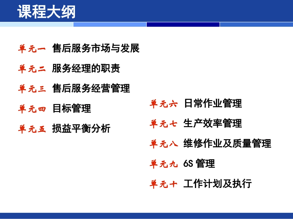 汽车经销商售后运营标准与管理技巧_第3页