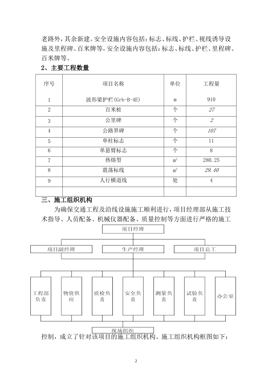 公路工程交通安全设施施工方案_第2页