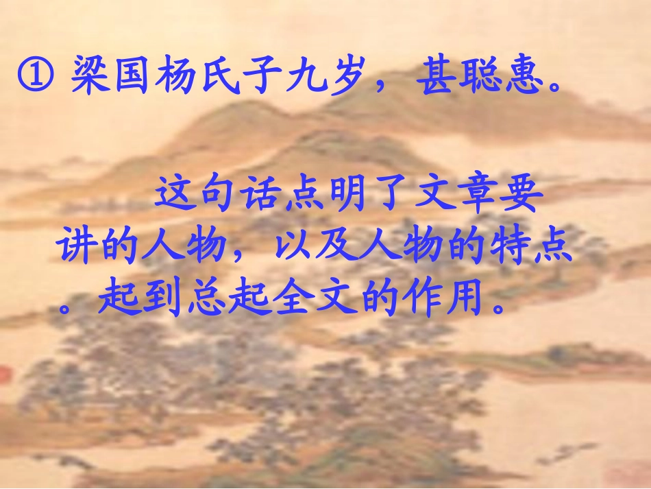 人教版五年级语文下册《杨氏之子》课件PPT_第3页