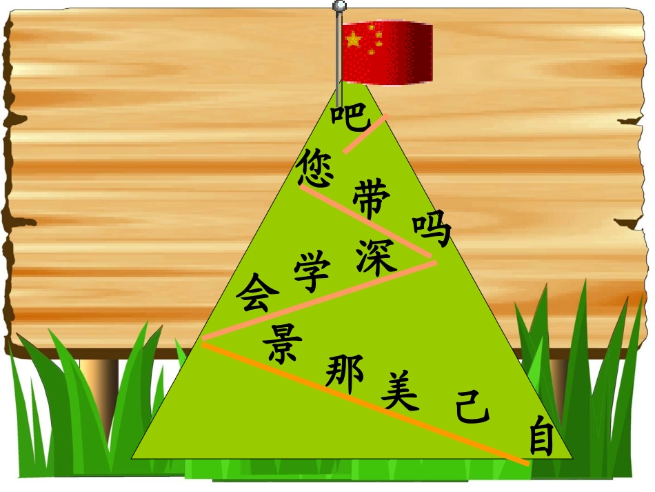 适合小学语文教师课堂教学的 幻灯片_游戏_第1页