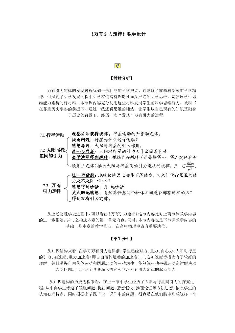 万有引力定律 (2)_第1页