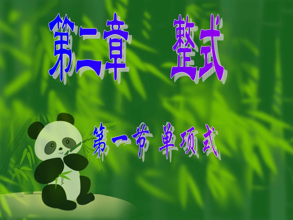 21整式第一课时-人教版_第2页