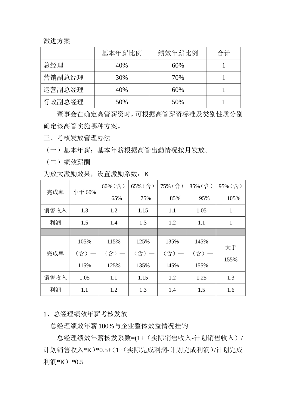 高管薪资方案_第2页