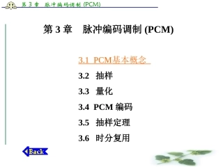 通信原理-脉冲编码调制(PCM)