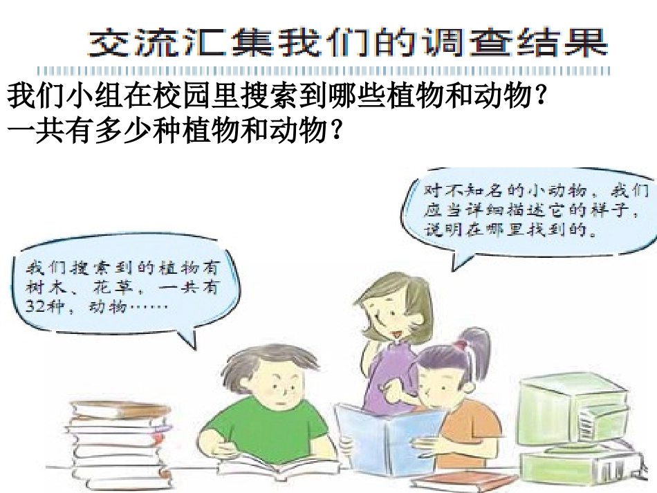 六年级科学上册    4.2《校园生物分布图》ppt_第3页