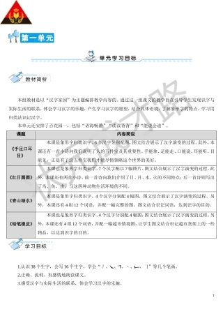识字1-手足口耳目