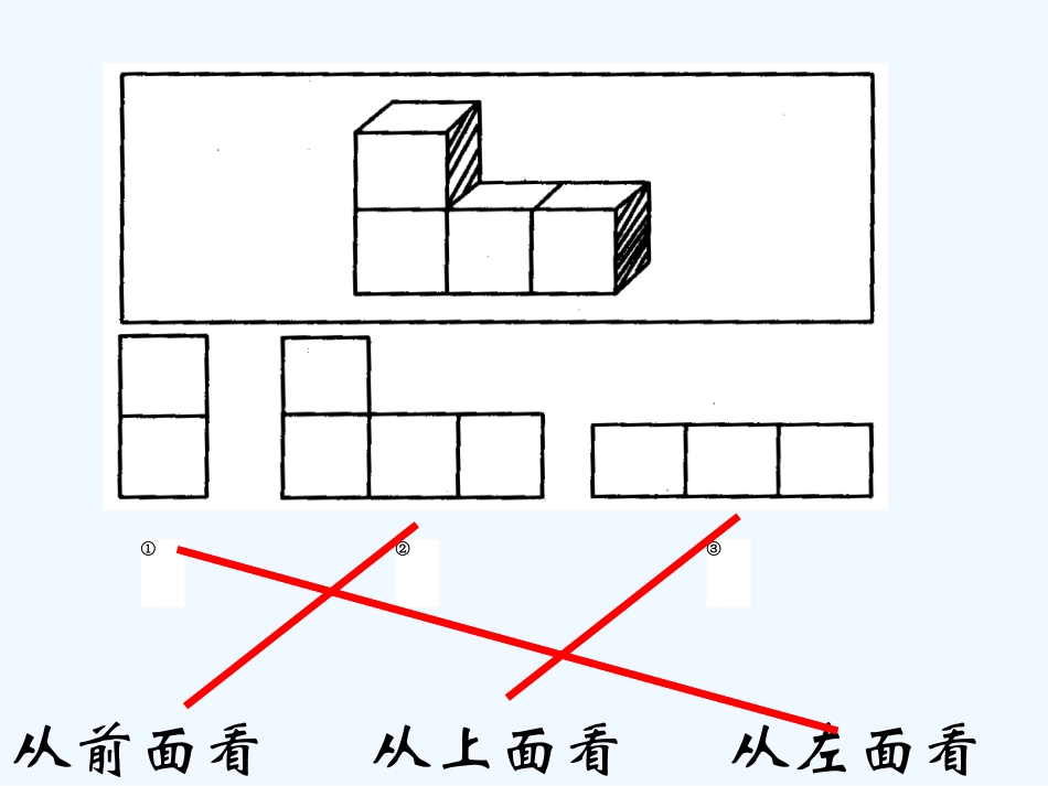 小学数学北师大2011课标版四年级观察物体(二)看一看PPT_第2页