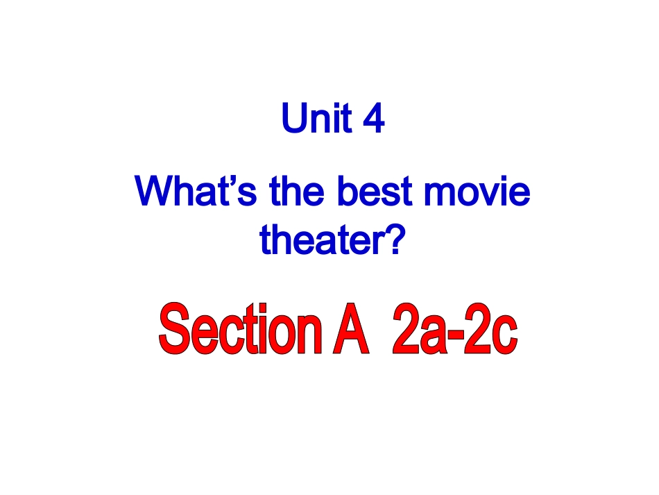 U4sectionA2a--2c_第1页