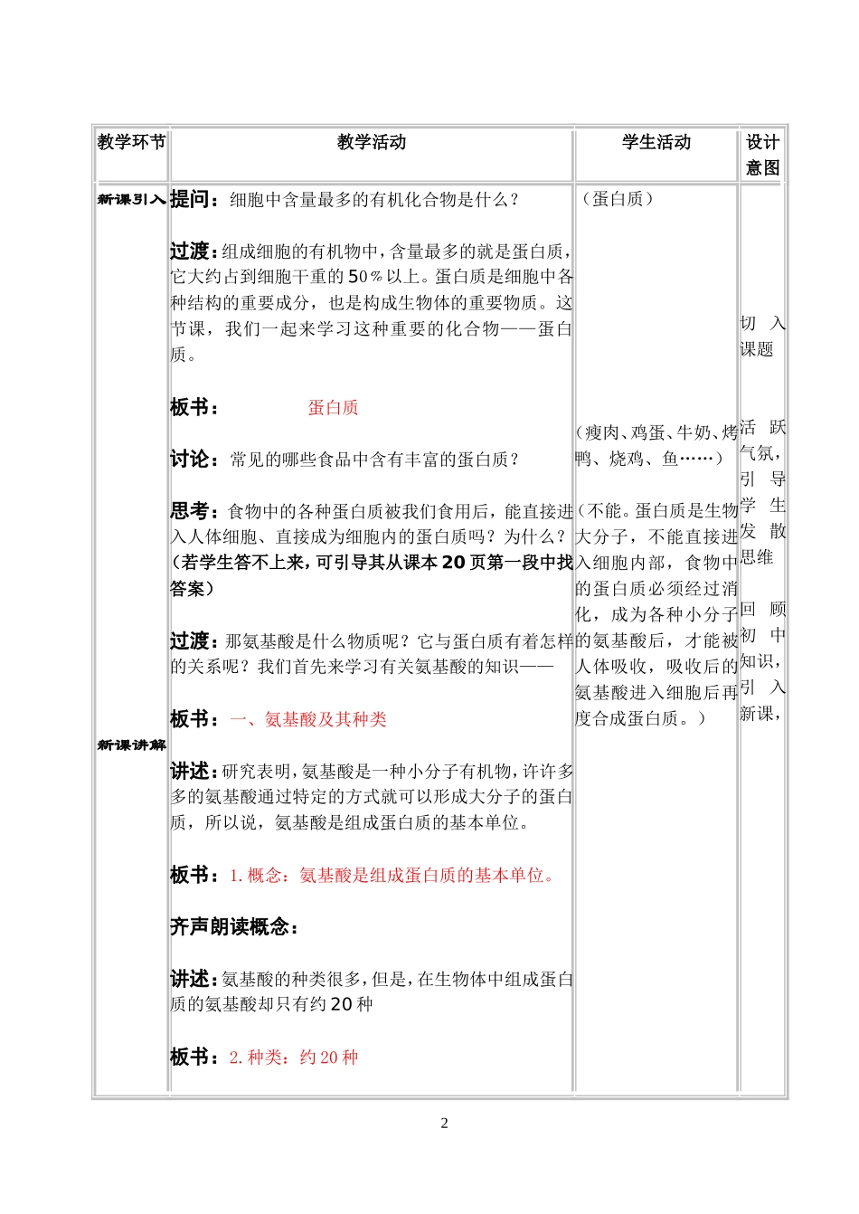 生命活动的主要承担2_第2页