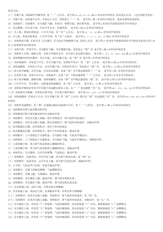 所有英语英标发音方法