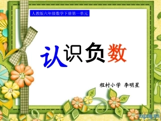 负数的认识2