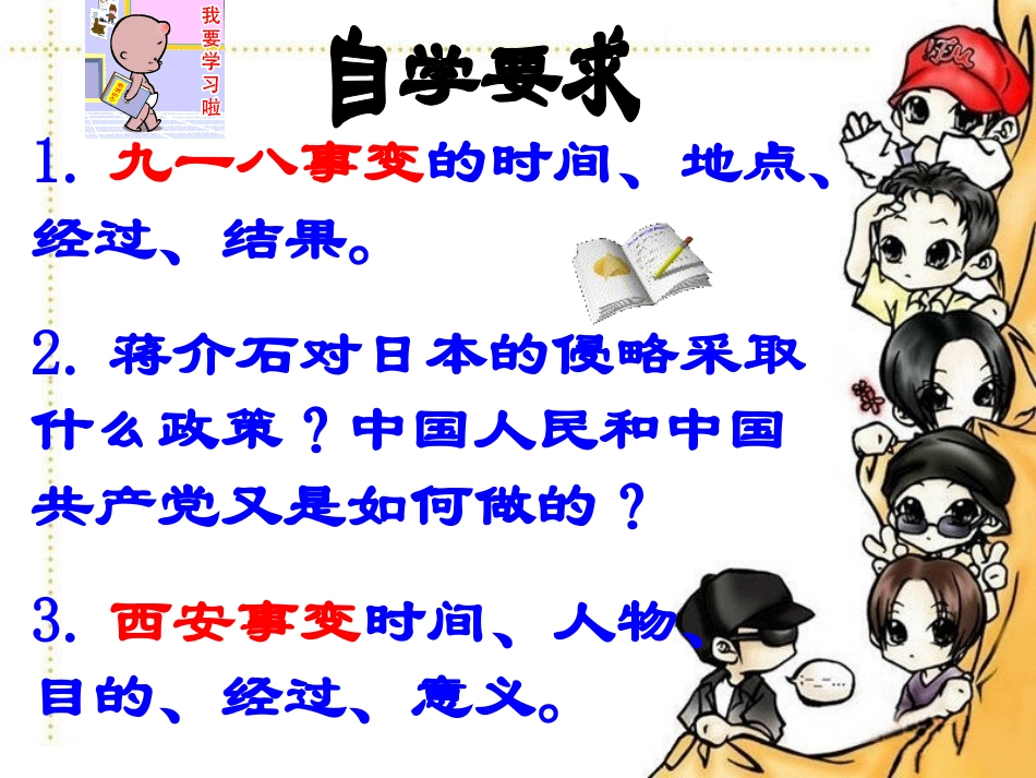 第14课难忘九一八课件_第3页