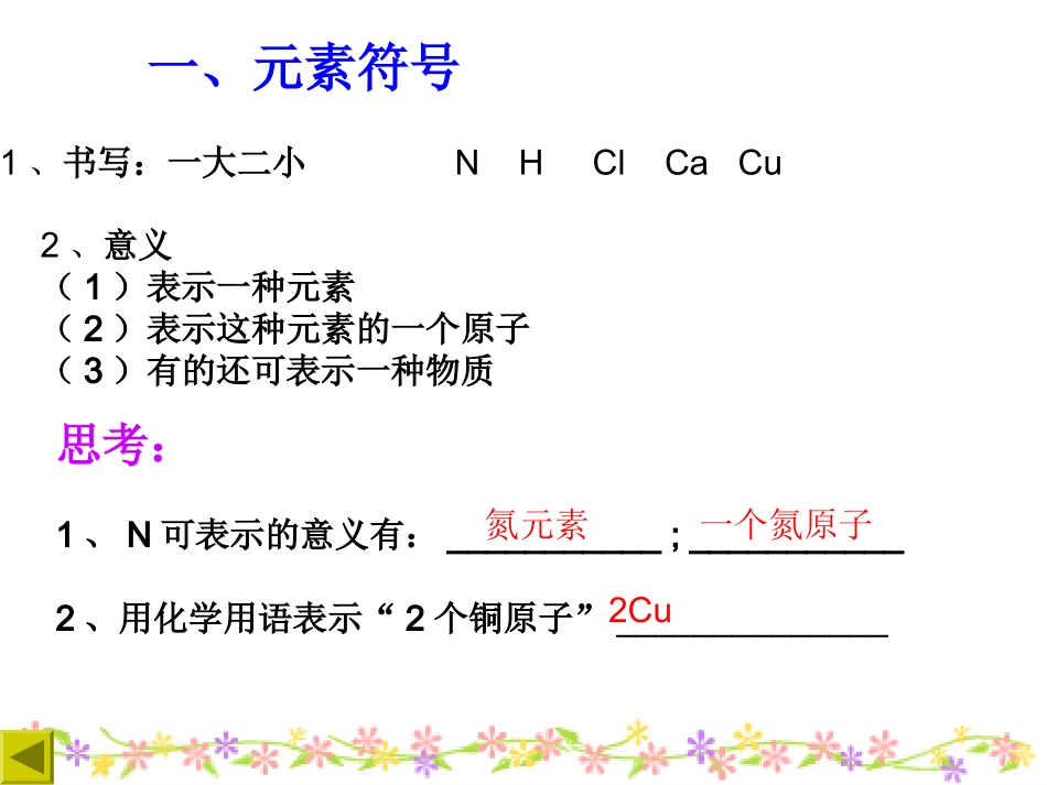九年级化学化学用语_第2页