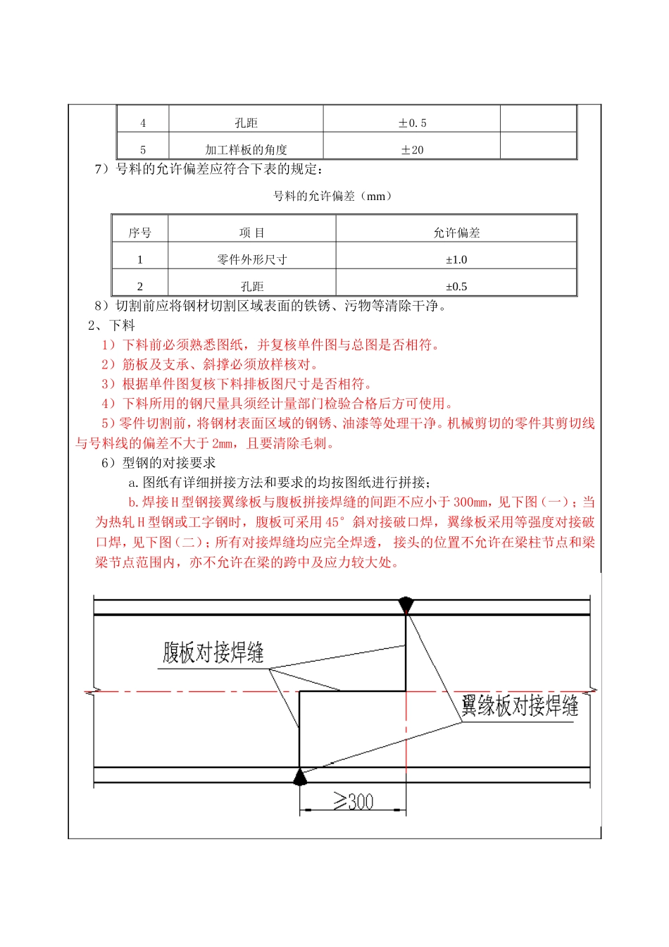 钢结构施工技术交底_第2页