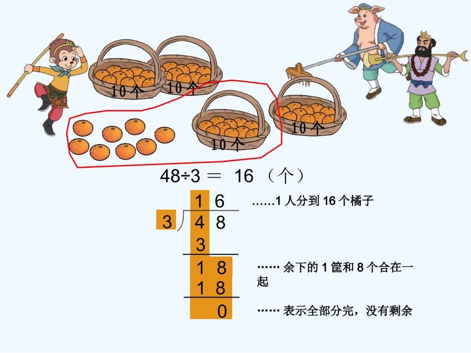 小学数学北师大2011课标版三年级分橘子-(2)_第3页