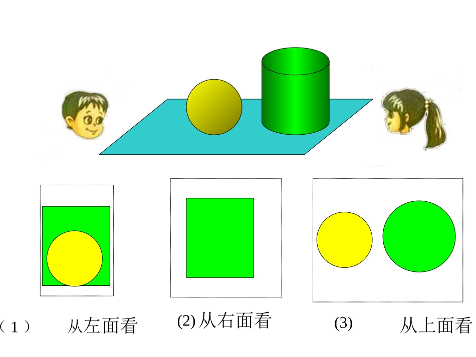 五年级数学上册3-观察物体第一课时课件_第2页