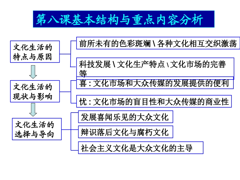 文化生活特点_第1页