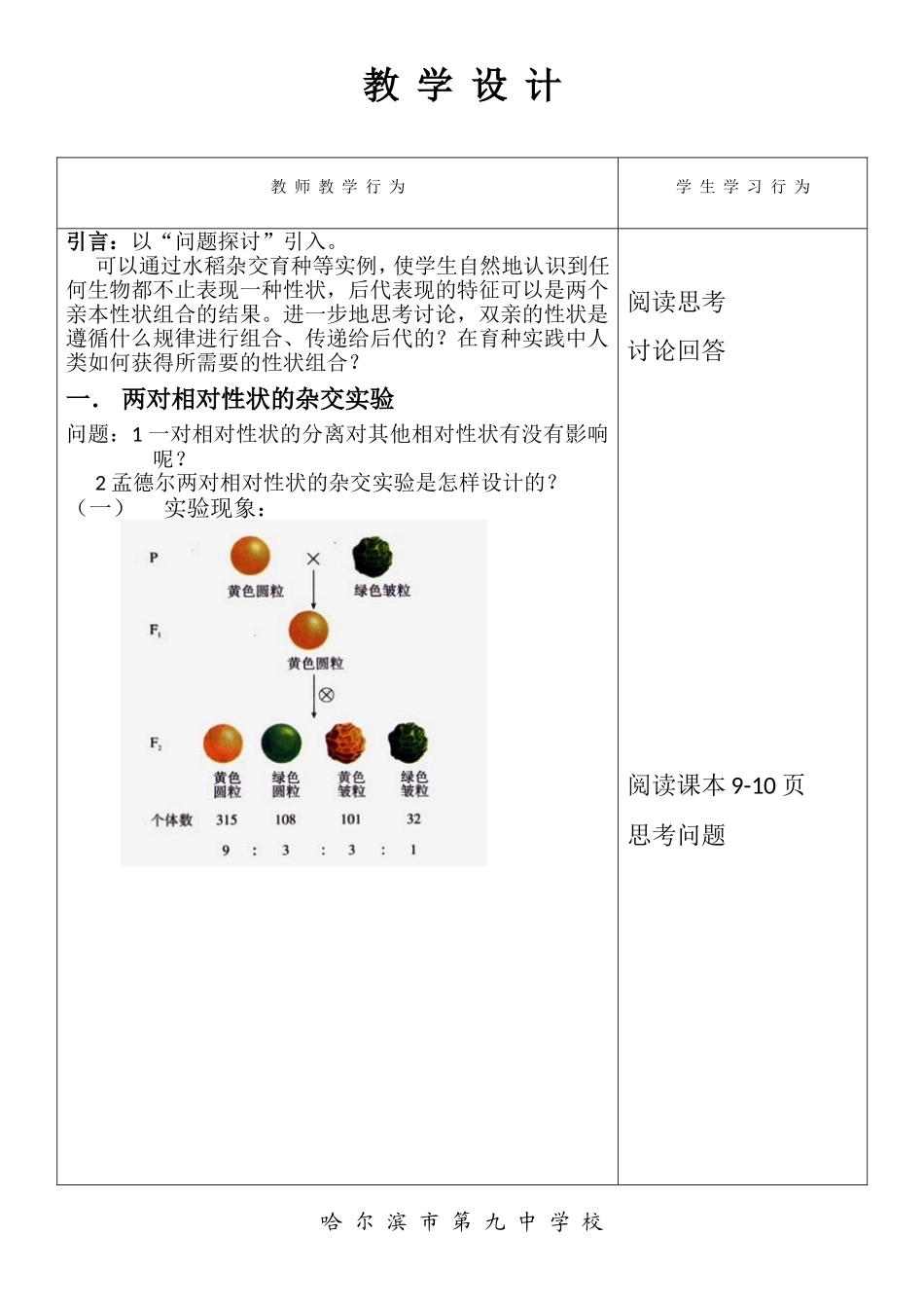 孟德尔的豌豆杂交实验（二）_第2页