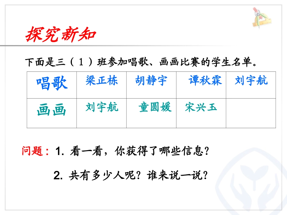 小学数学人教2011课标版三年级数学广角——集合问题PPT_第3页