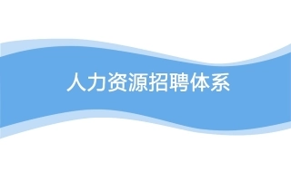 人力资源招聘体系(精品PPT)