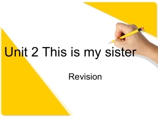 七上Unit2复习课