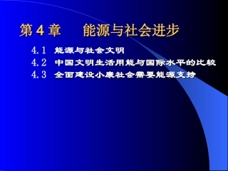 能源战略与能源经济