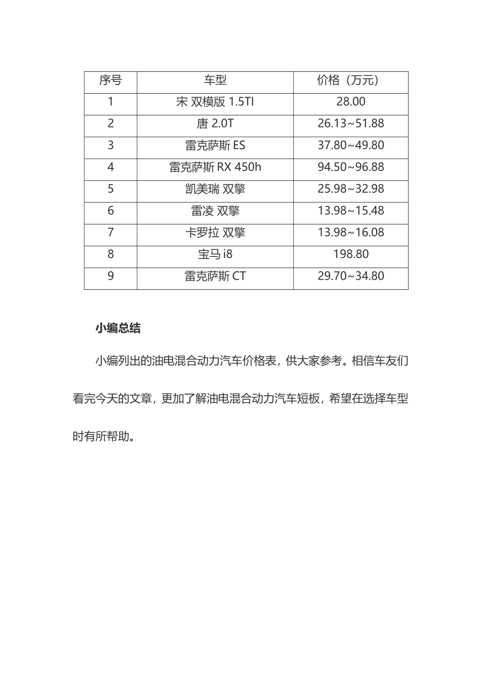 油电混合动力汽车有哪些缺点？_第3页