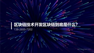 区块链技术开发区块链到底是什么