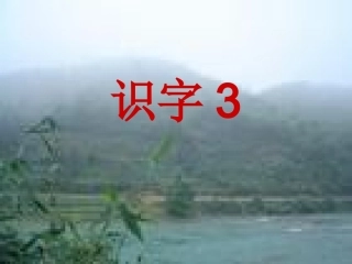 小学语文一年级课件-识字3-8