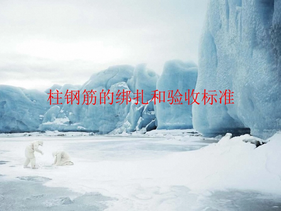 柱钢筋的绑扎和验收标准_第1页