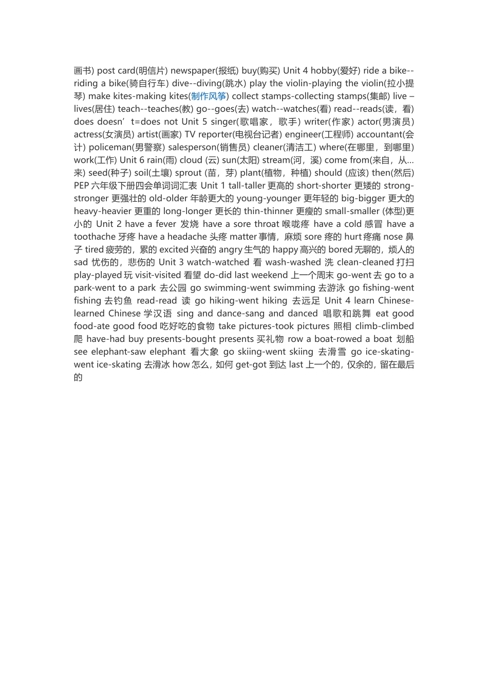 PEP小学英语单词总汇_第3页