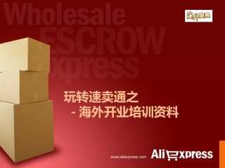 手把手教你怎么操作速卖通