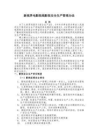 影院安全生产管理办法 (2)
