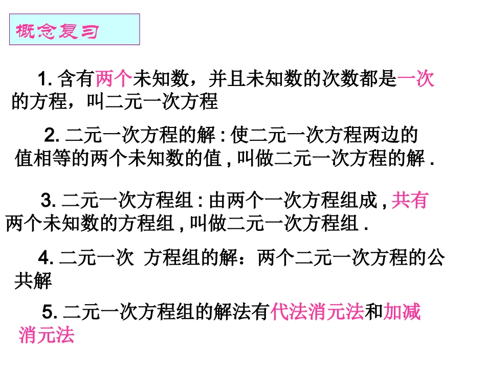 二元一次方程组复习_第2页