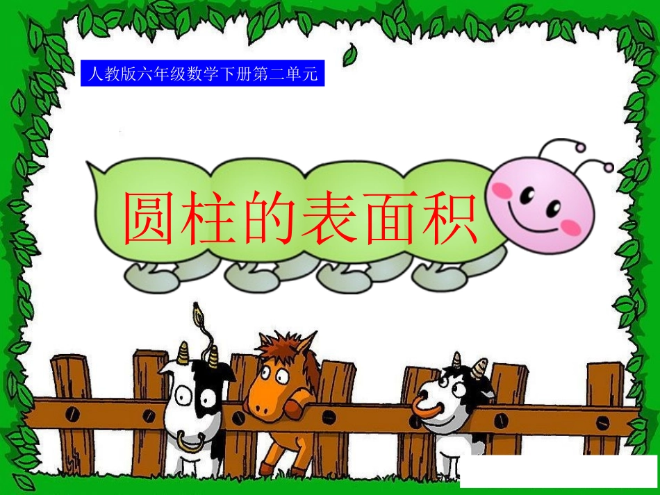 圆柱的表面积2_第1页