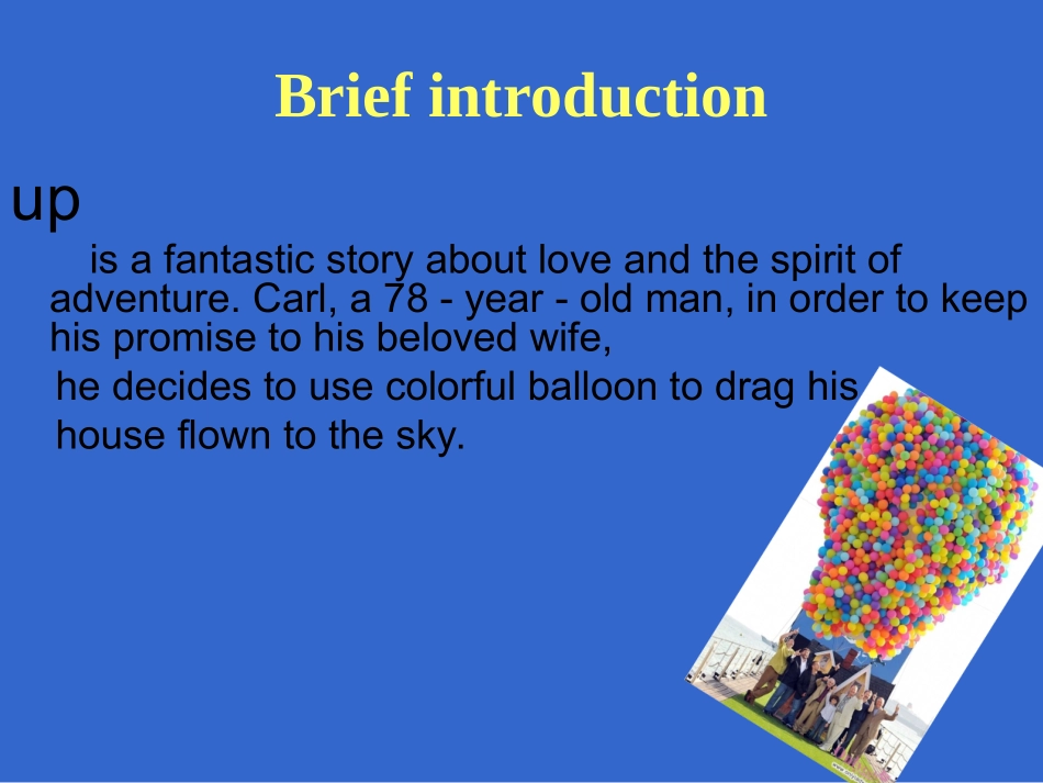 飞屋环游记 英语简介PPT_第2页