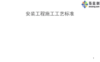 机电安装工程施工工艺标准解析PPT230页(高清详图)