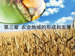 高三复习课件—农业区位选择
