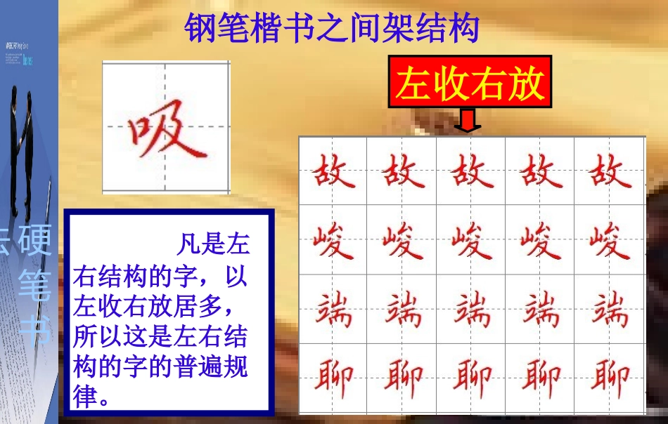 钢笔楷书间架结构2_第2页