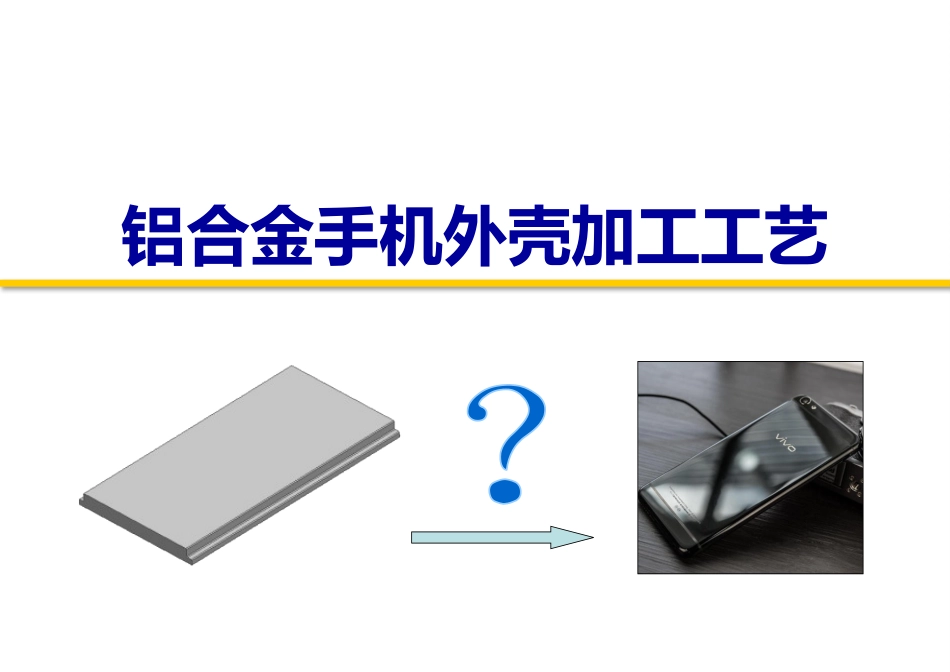 铝合金手机外壳加工工艺_第1页