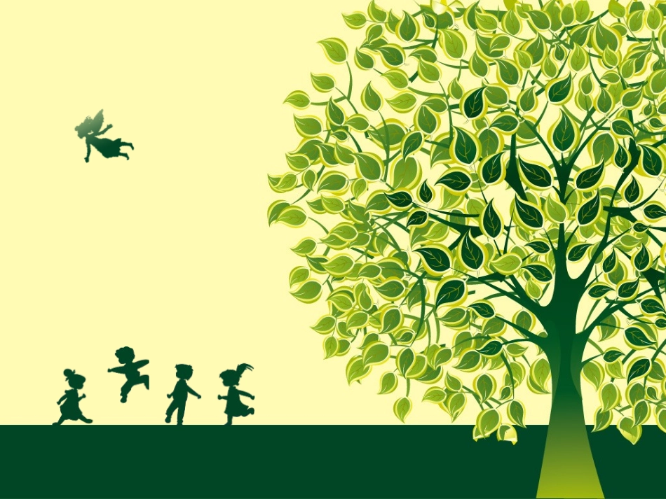 可爱卡通PPT模板006_第1页