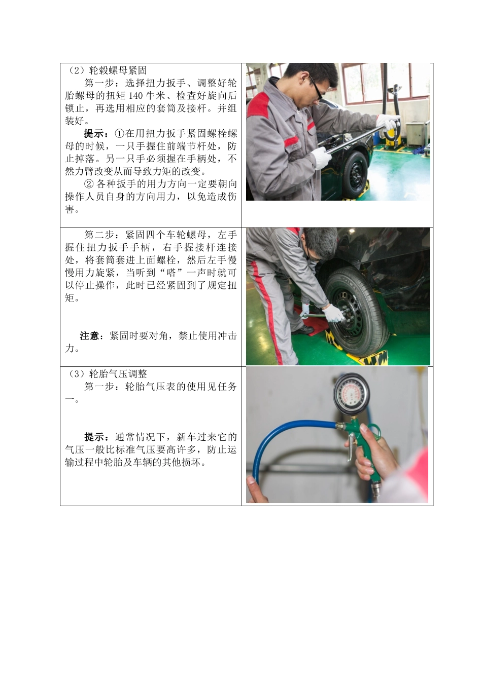 学习任务四  车辆最终检查_第3页