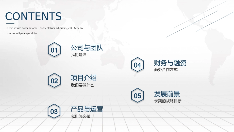 高端大气商业融资计划书PPT模板2_第2页