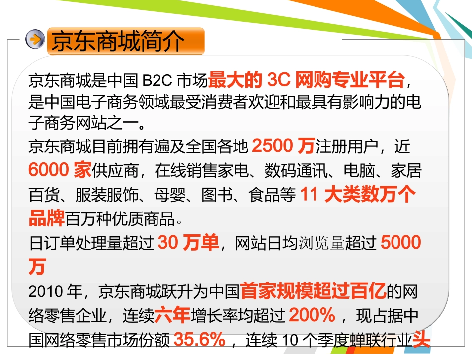 京东商城物流分析ppt_第3页