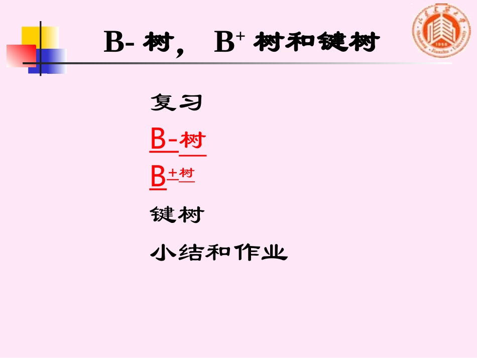 数据结构-B树和B键树_第1页