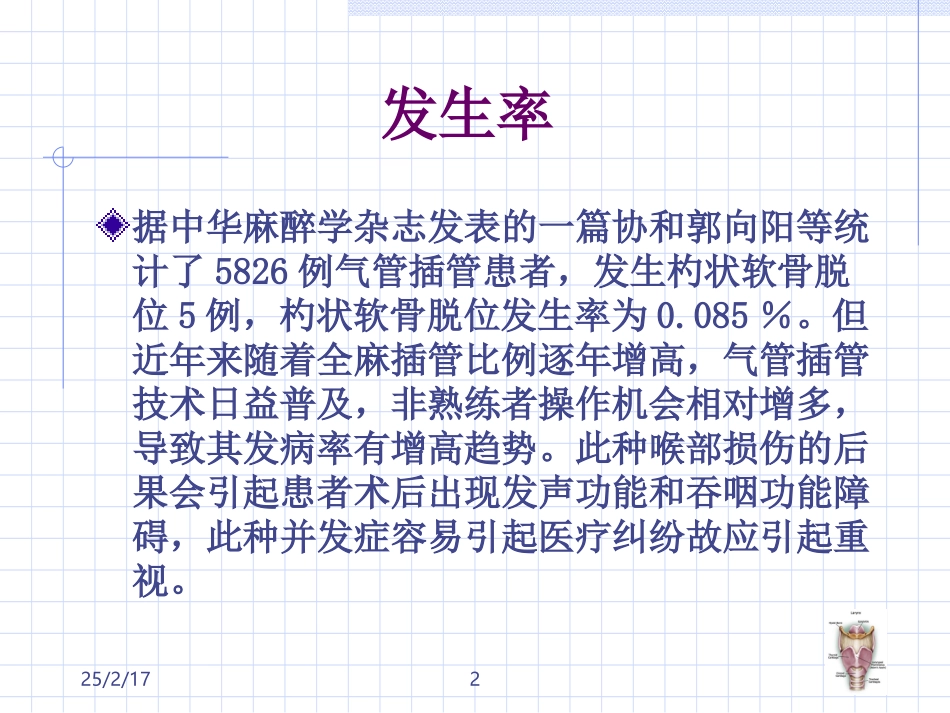 杓状软骨脱位的原因及处理_第2页