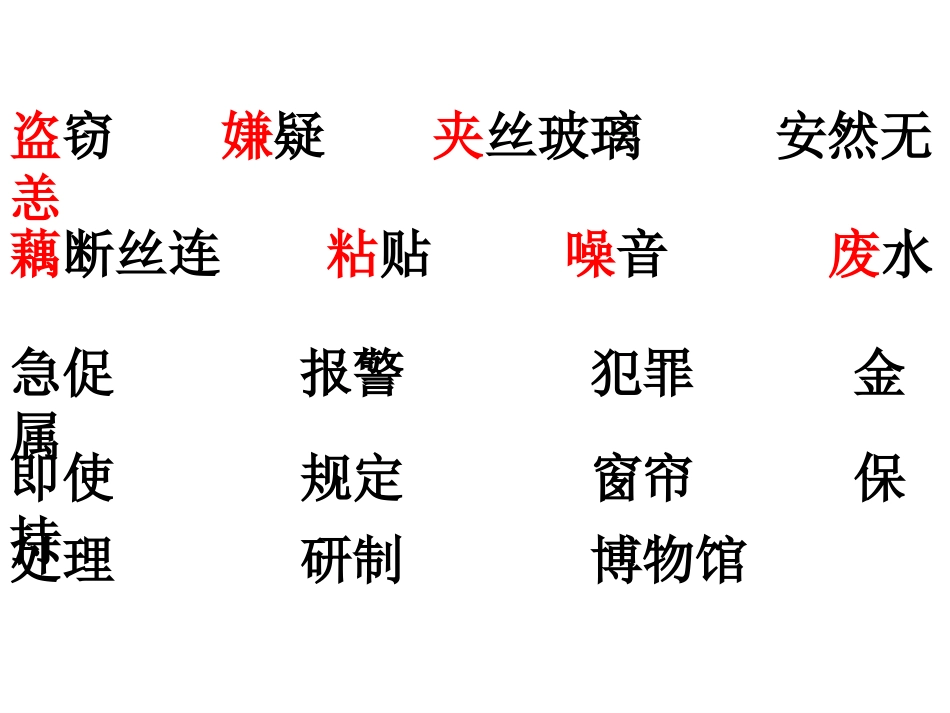 小学s版四年级语文23新型玻璃_第3页